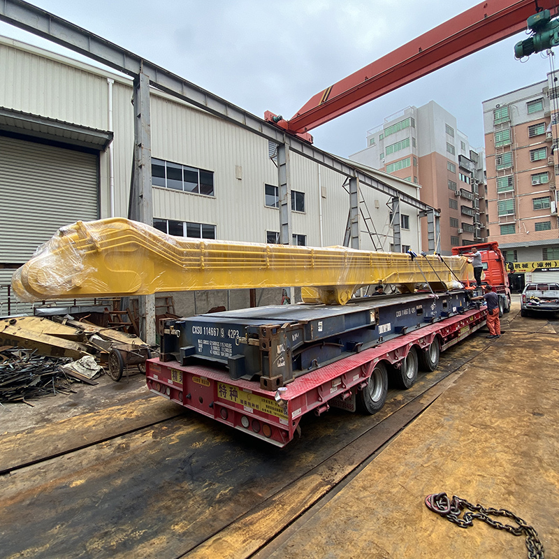 Komatsu PC850 flèche de battage de pieux super longue de 28 mètres