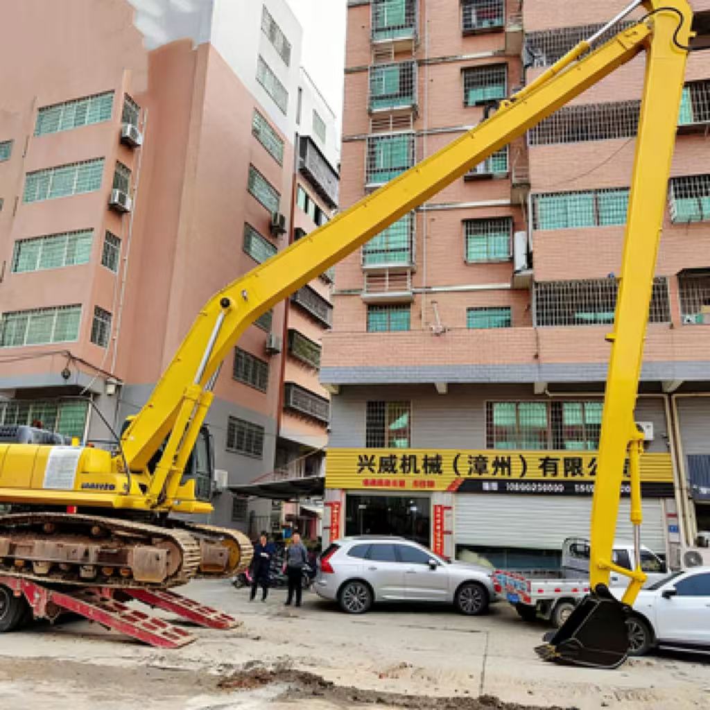 PC360 with long arm customized extended long reach excavator arm