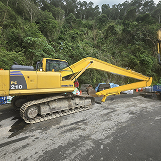 PC210 Excavator Long Reach Boom | Custom Extended Arm for River Dredging & Excavation