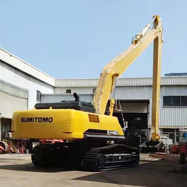 SH480 Excavator Long Reach Arm Customized for Dredging and Deep Excavation Projects