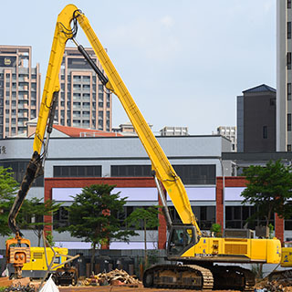 SH800 Excavator Piling Arm | Ultra Heavy Duty Custom Pile Driving Boom
