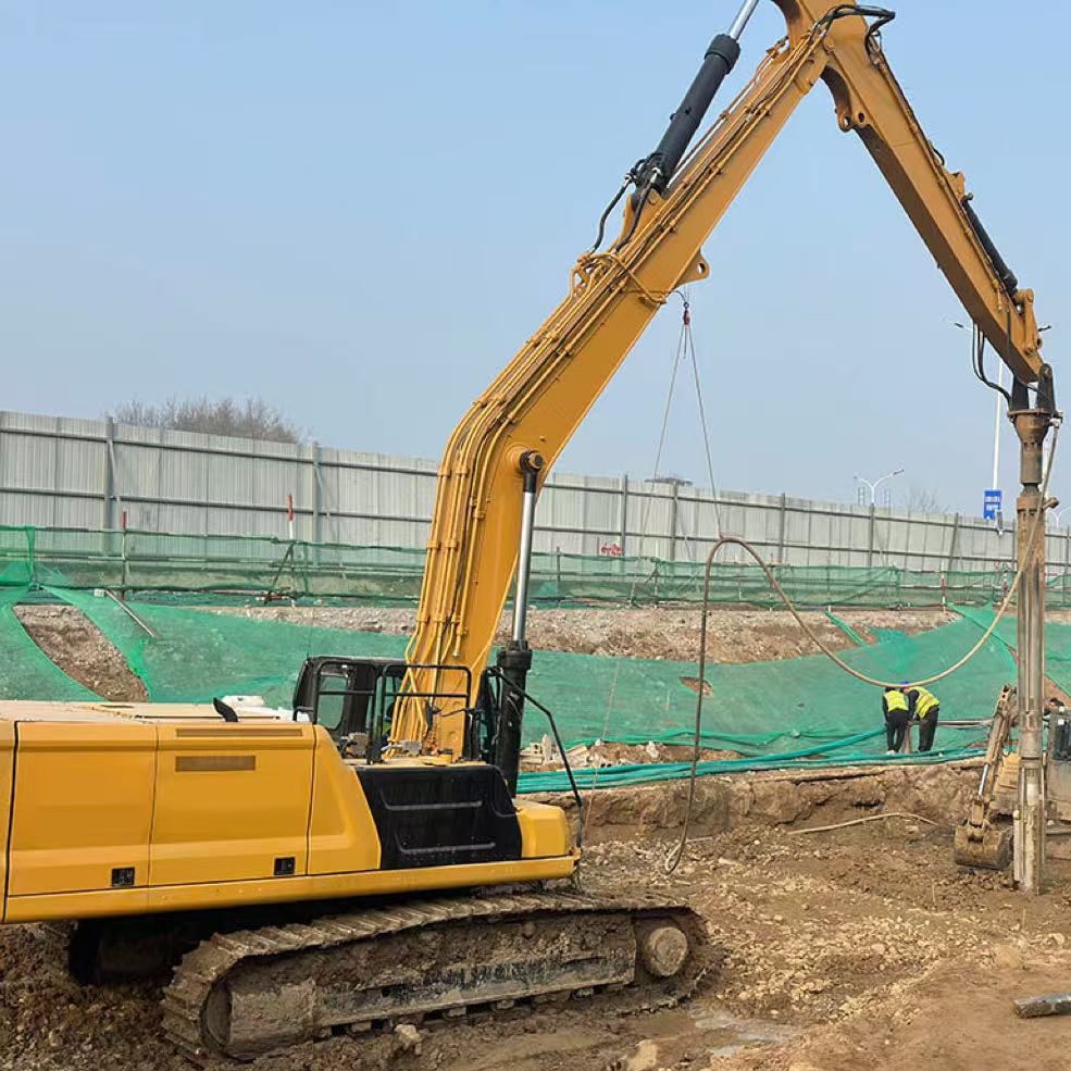 CAT336 Excavator Piling Arm for Foundation Construction Heavy Duty Hydraulic Excavator