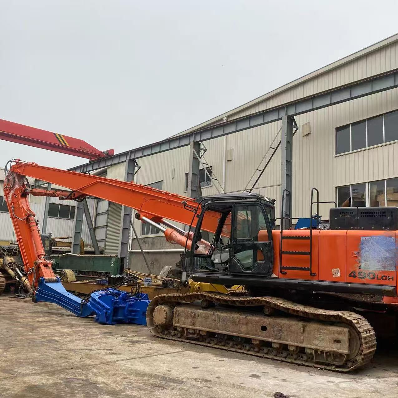 Custom ZX490 Heavy Duty Excavator Piling Arm for Foundation Engineering