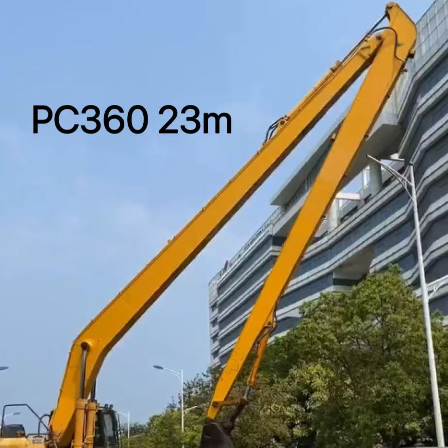 Flèche de 23 m de long PC360 pour excavatrices – Conçue pour les travaux d'excavation haute performance