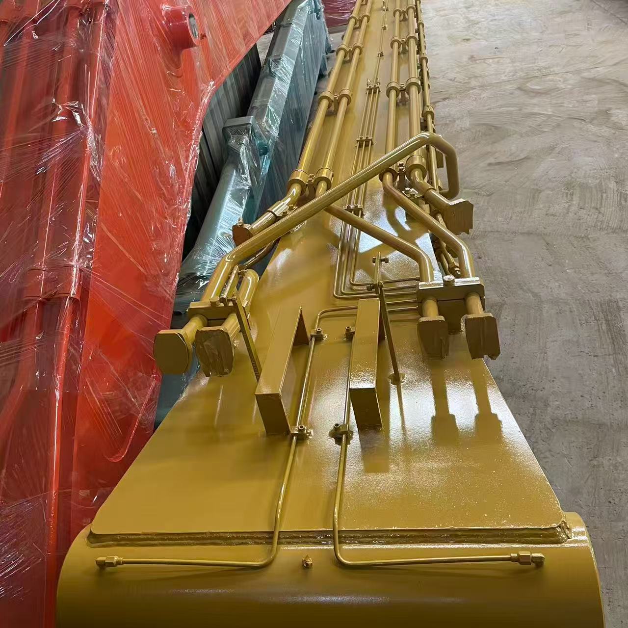 Heavy duty 14.8m piling boom for CAT349