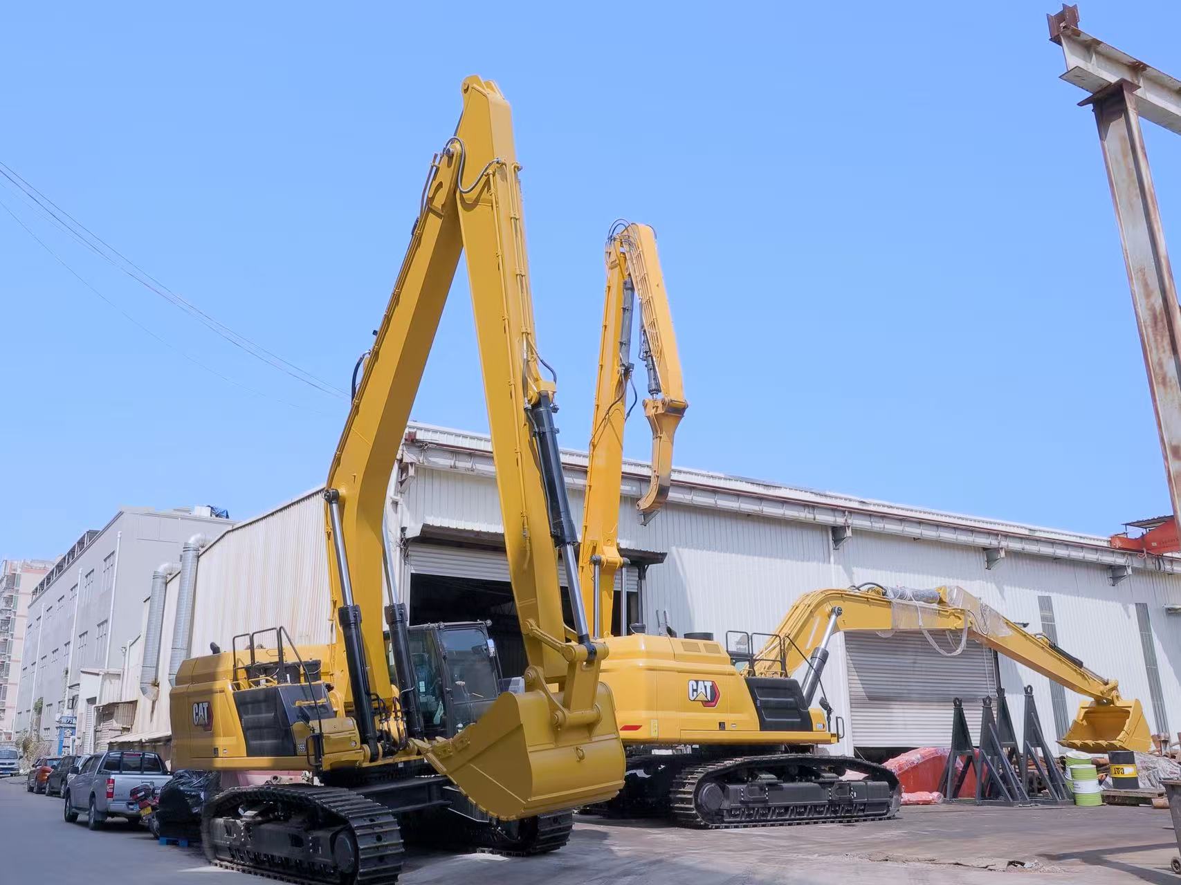 excavator long reach boom